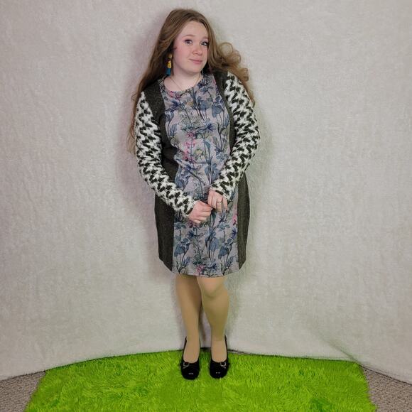 Smash! Patchwork Sweater Dress, XL - Picture 2 of 4